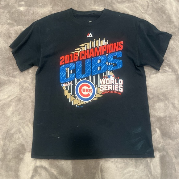 Chicago Cubs 2016 World series T shirt - Picture 1 of 4